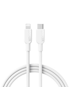 Anker USB C to Lightning Cable, 310 USB-C to Lightning Cable(White, 3ft)